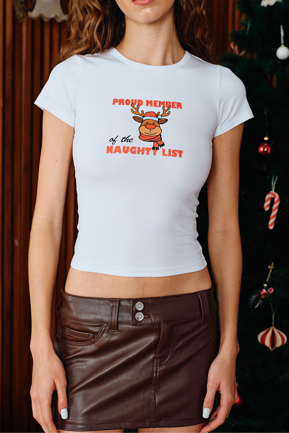 Naughty List Baby Tee