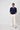 Navy Blue Collared Sweatshirt - BonkersCorner