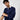 Navy Blue Collared Sweatshirt - BonkersCorner