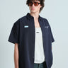 Navy Oversized Utility Shirt - BonkersCorner