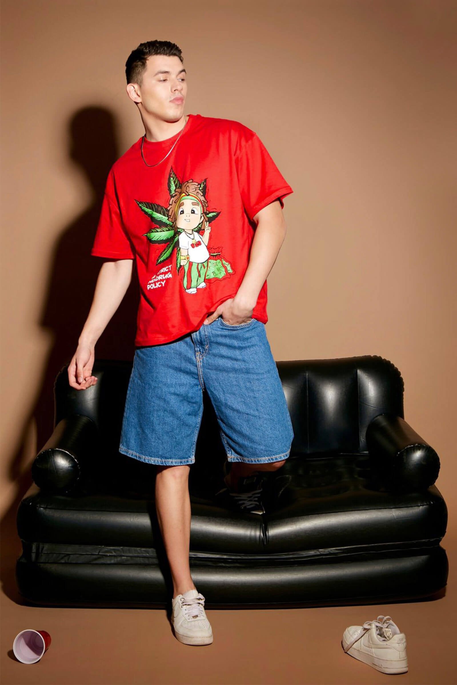 No Drug Oversized T-shirt - BonkersCorner