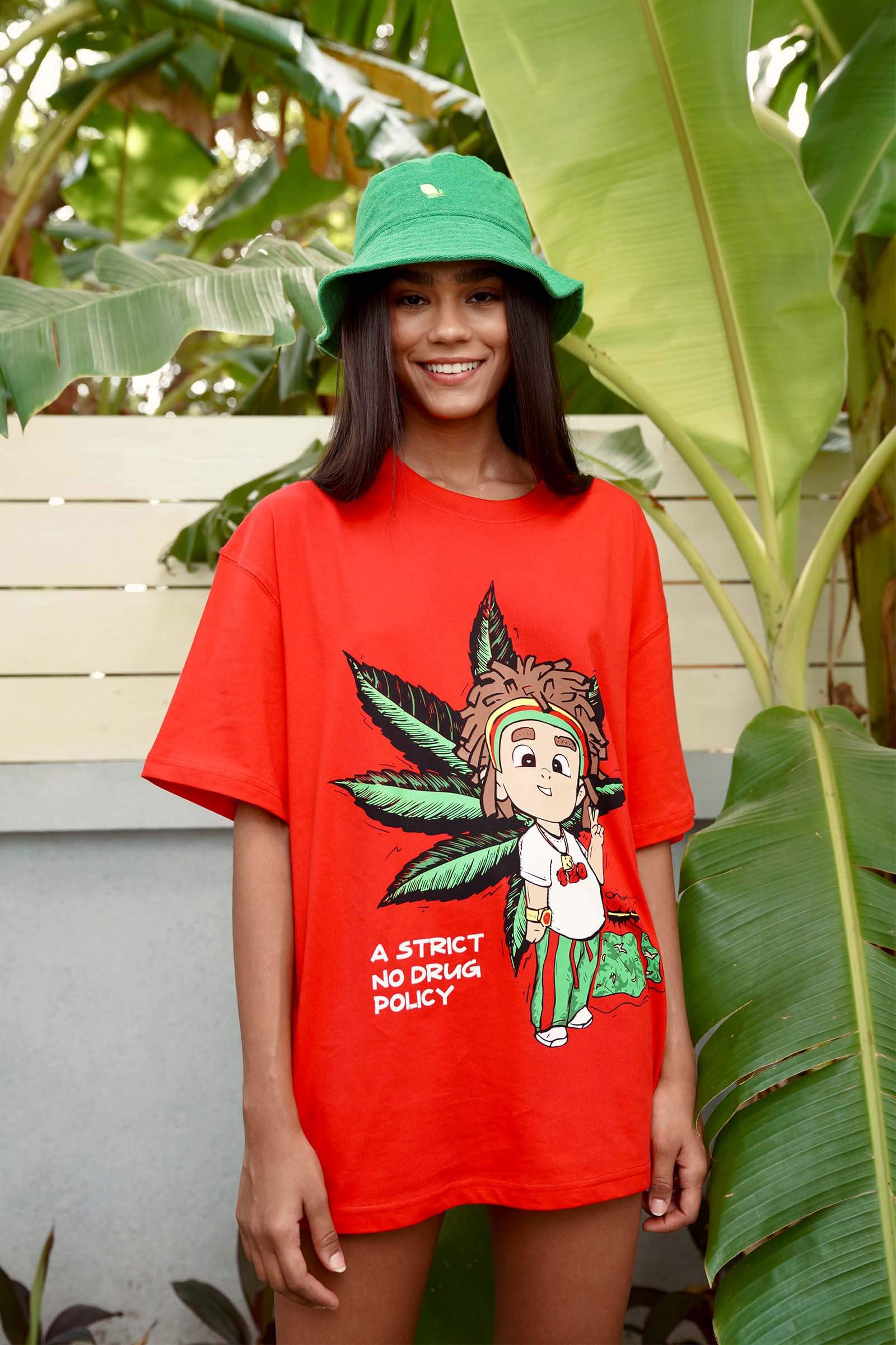 No Drug Oversized T-shirt - BonkersCorner