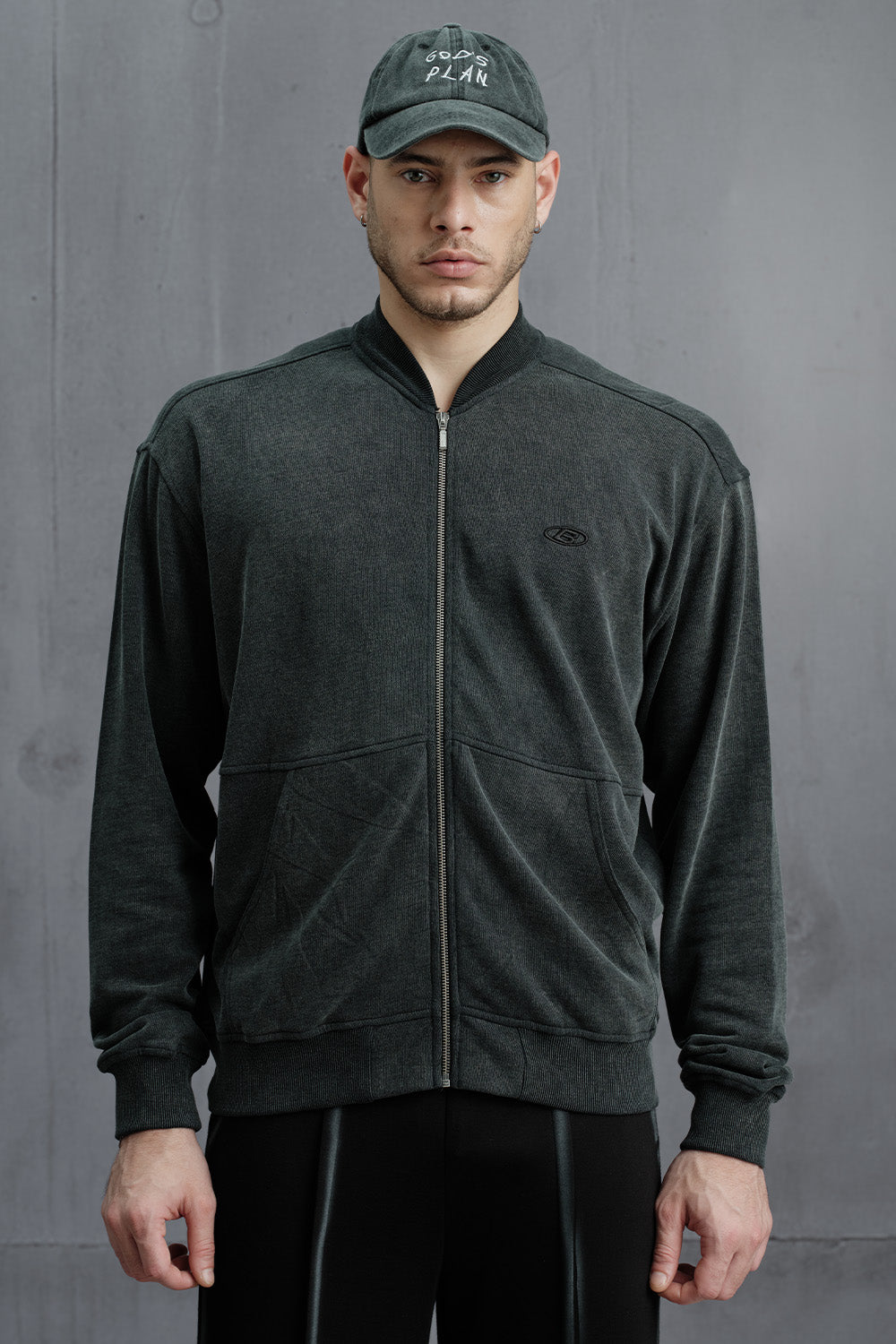 Obsidian Wash Zip Jacket - BonkersCorner