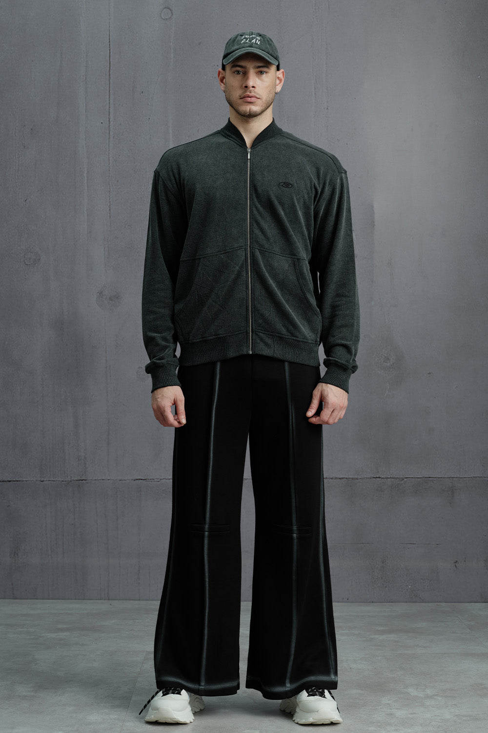 Obsidian Wash Zip Jacket - BonkersCorner