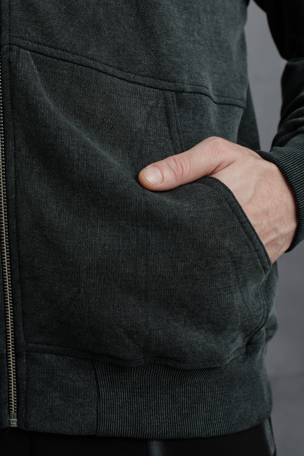 Obsidian Wash Zip Jacket - BonkersCorner