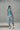 Ocean Blue Polyamide Square Neck Top - BonkersCorner