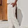 Off White Corduroy Pants - BonkersCorner