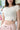 Off White Jersey Crop Top - BonkersCorner