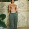 Olive Faded Loose Fit Pants - BonkersCorner
