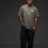 Olive Heavyweight Pique Oversized T-shirt - BonkersCorner