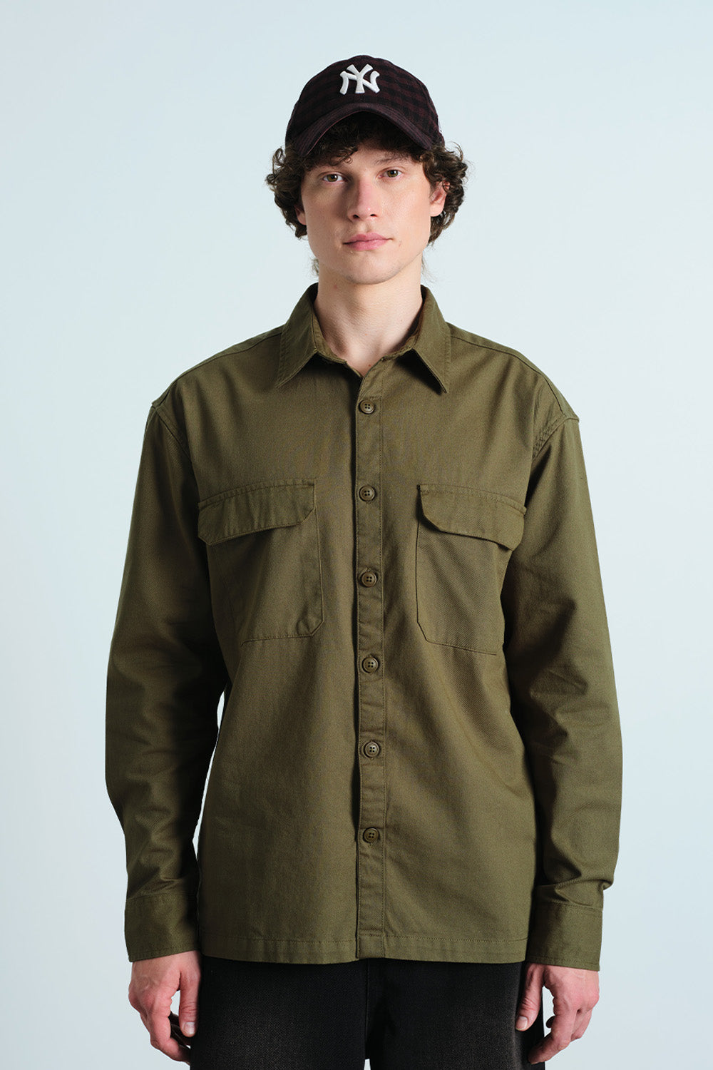 Olive Troop Utility Shirt - BonkersCorner