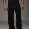Out Stitched Denim Pants - BonkersCorner