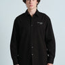 Oversized Classic Black Full Sleeve Shirt - BonkersCorner
