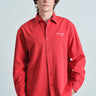 Oversized Classic Red Full Sleeve Shirt - BonkersCorner