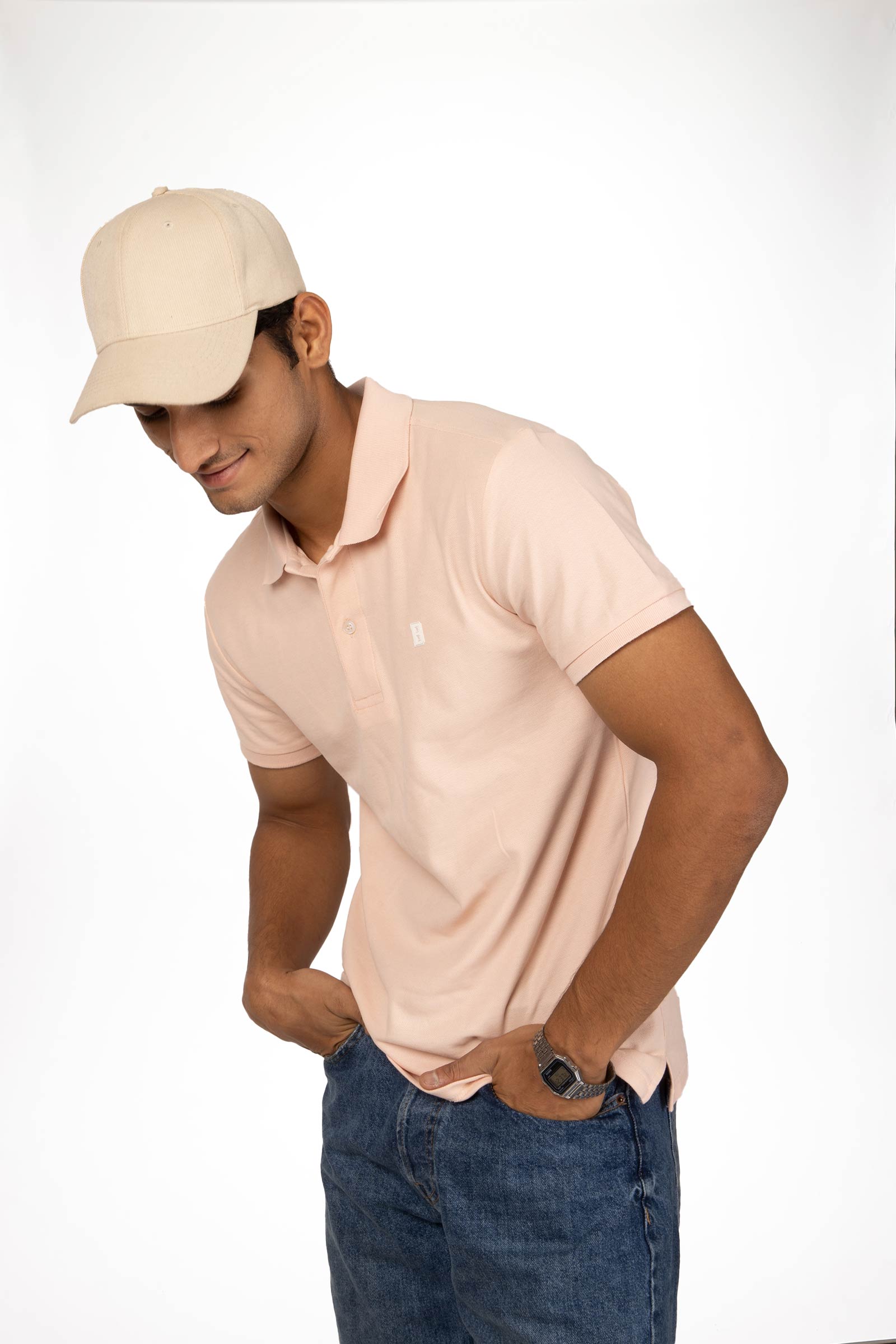 Pastel Pink Polo - BonkersCorner