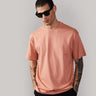 Peach Heavyweight Oversized T-shirt - BonkersCorner