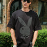 PlayBoy HD Print Oversized T-shirt - BonkersCorner