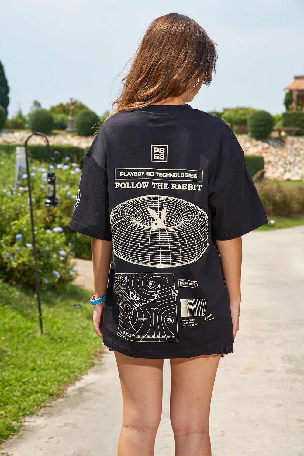 Playful Campaign Club Oversized T-shirt - BonkersCorner