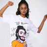 Post Malone Illustration Oversized T-shirt - BonkersCorner