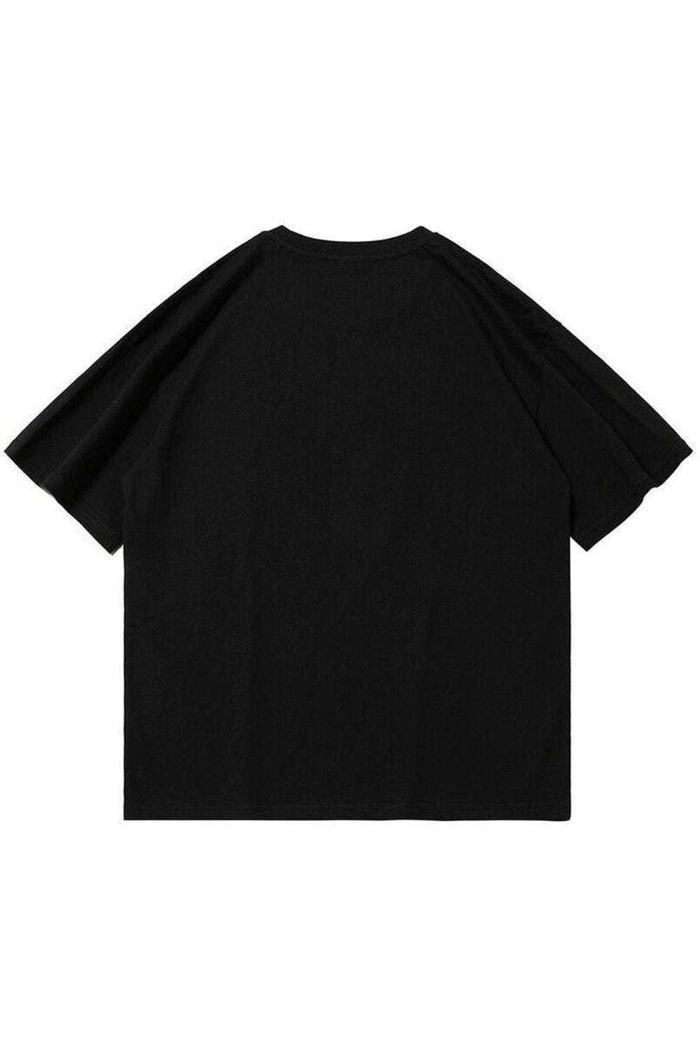 Pumpkin Tales Black Oversized T-shirt - BonkersCorner