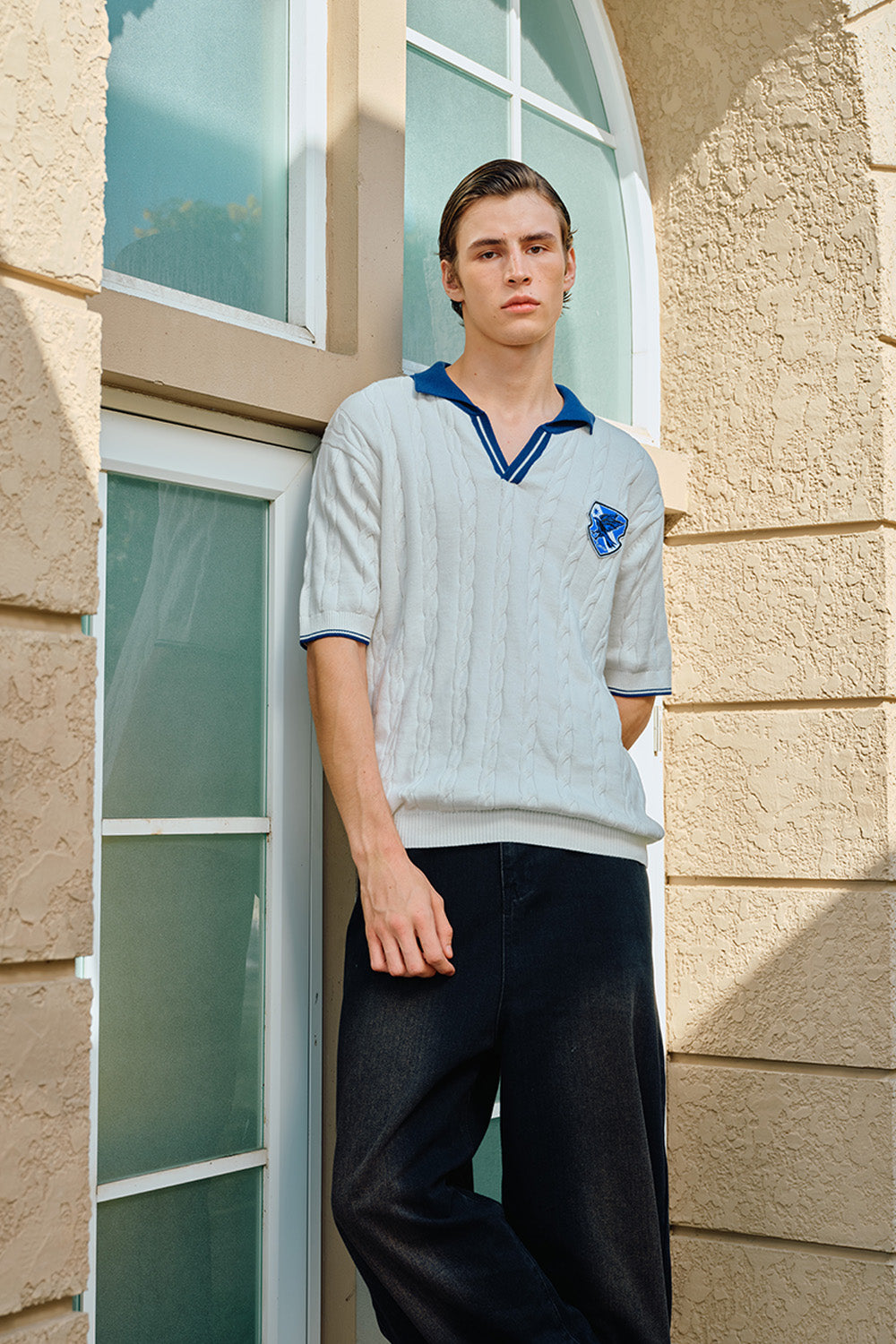 Ravenclaw Legacy Cable Knit Polo