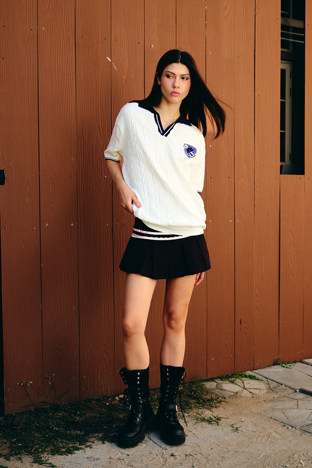 Ravenclaw Legacy Cable Knit Polo