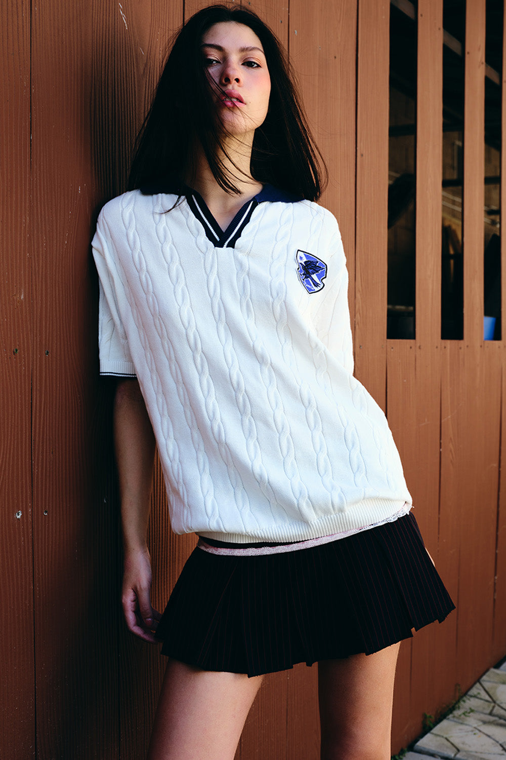 Ravenclaw Legacy Cable Knit Polo