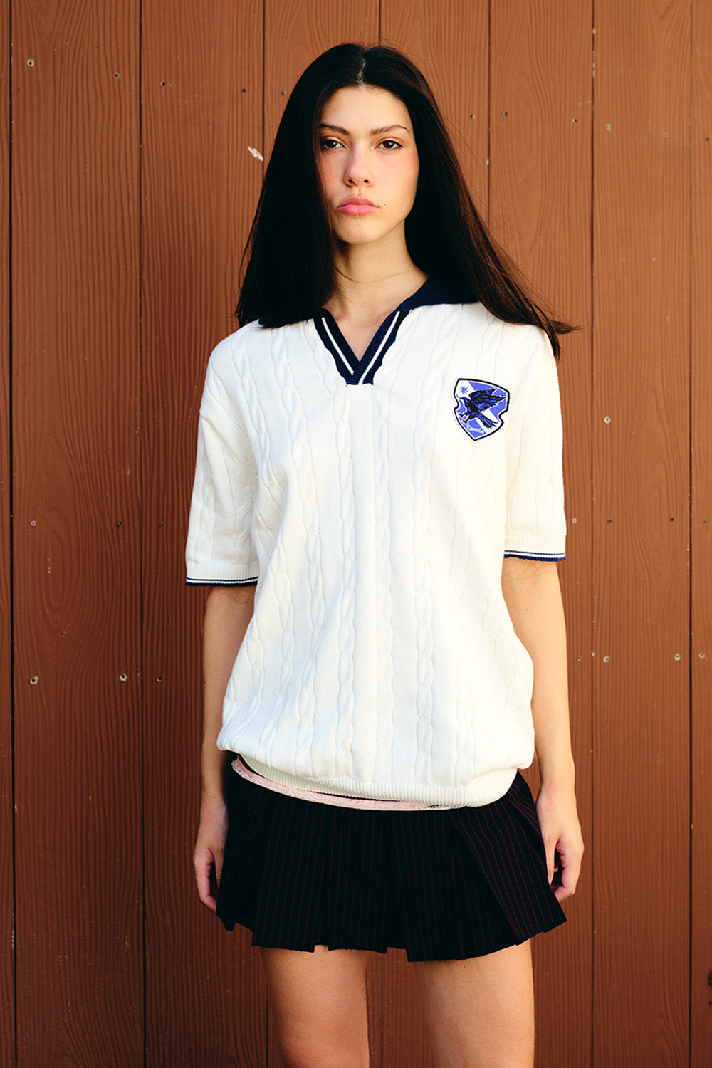 Ravenclaw Legacy Cable Knit Polo