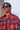 Red-Blue Checkered Oversized Shirt - BonkersCorner