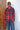 Red-Blue Checkered Oversized Shirt - BonkersCorner
