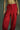 Red Satin Utility Pants - BonkersCorner