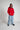 Red Signature Oversized Heavyweight Hoodie (Fleece) - BonkersCorner