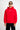 Red Signature Oversized Heavyweight Hoodie (Fleece) - BonkersCorner