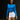 Royal Blue Full Sleeves Polyamide Top - BonkersCorner
