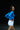 Royal Blue Full Sleeves Polyamide Top - BonkersCorner