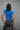 Royal Blue Polyamide Fitted T-Shirt - BonkersCorner