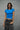 Royal Blue Polyamide Fitted T-Shirt - BonkersCorner