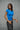 Royal Blue Polyamide Fitted T-Shirt - BonkersCorner