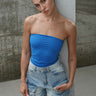 Royal Blue Polyamide Tube Top - BonkersCorner