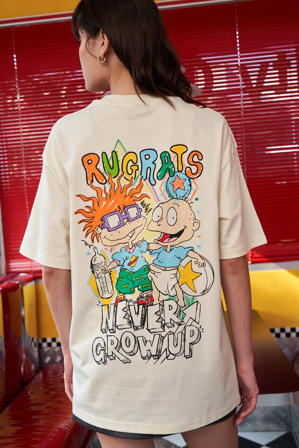 Rugrats - Never Grow Up Oversized T-Shirt - BonkersCorner