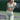Sage Green Ribbed Workout Shorts - BonkersCorner