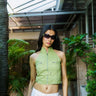 Sage Utility Crop Top - BonkersCorner