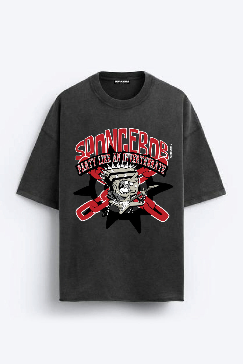 SpongeBob Rock-on Oversized T-shirt - BonkersCorner