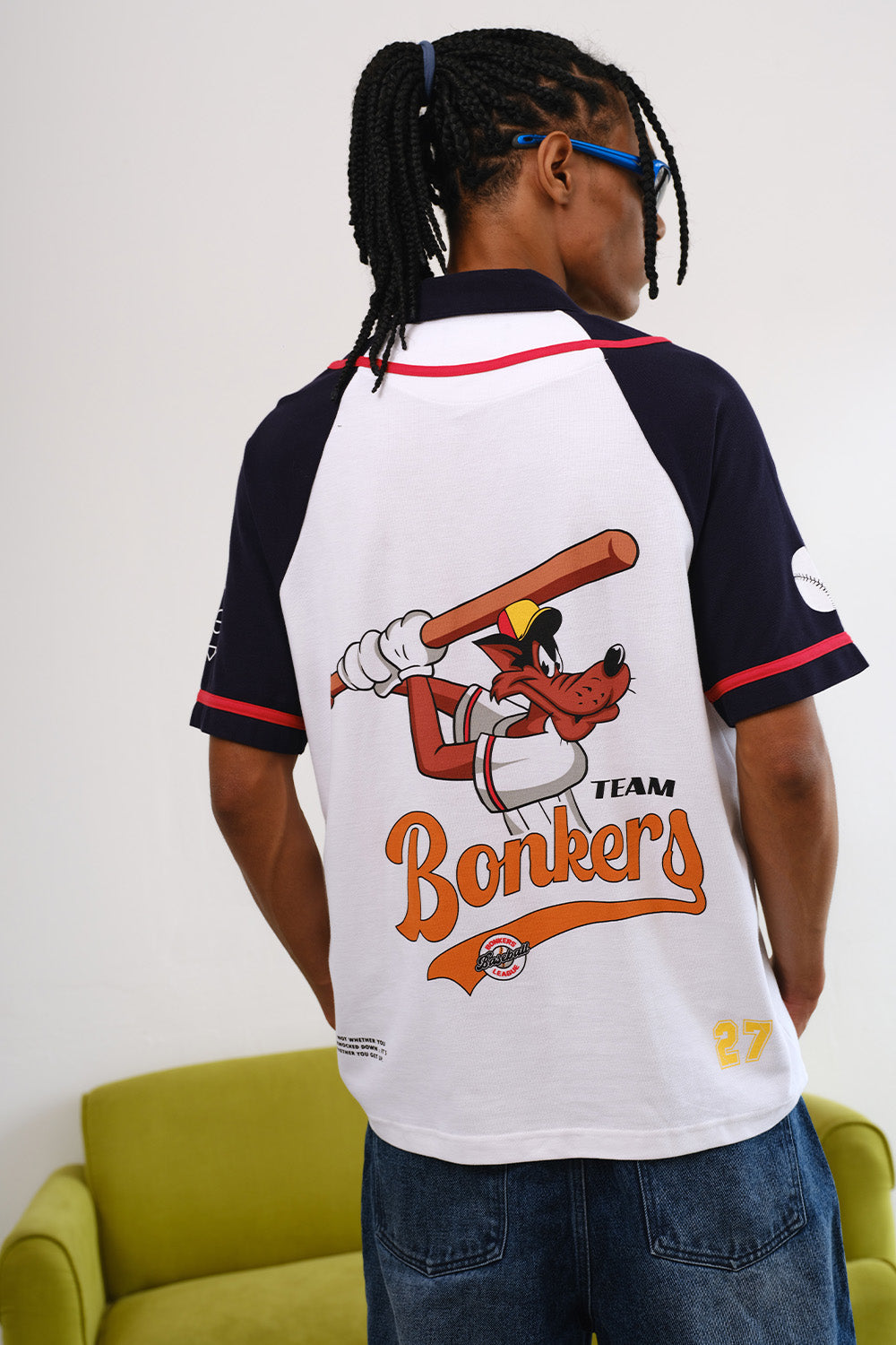 Signature Oversized Baseball Shirt - BonkersCorner