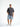 Solid Dark Grey Melange Soft Jersey Oversized T-shirt - BonkersCorner
