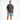 Solid Dark Grey Melange Soft Jersey Oversized T-shirt - BonkersCorner