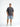 Solid Dark Grey Melange Soft Jersey Oversized T-shirt - BonkersCorner
