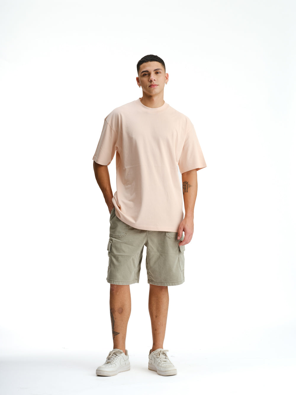Solid Pastel Pink Soft Jersey Oversized T-shirt - BonkersCorner