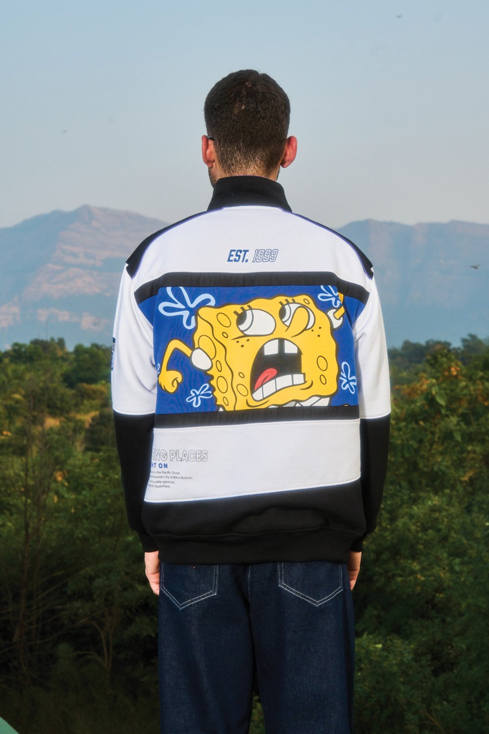 Jacket Sponge Bot Buy SpongeBob 1999 Oversized Jacket | BonkersCorner