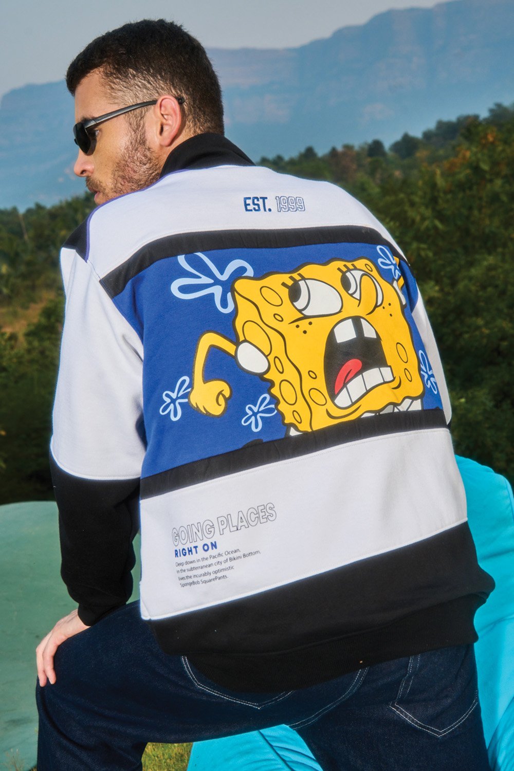 Jacket Sponge Bot SpongeBob 1999 Oversized Jacket